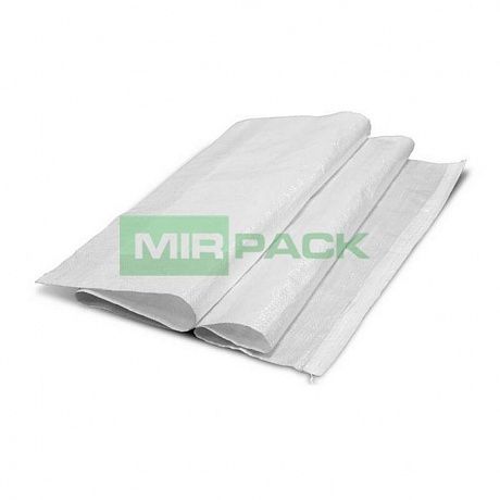 Полипропиленовые мешки белые, 46х75 см, курьерские и почтовые - Вид 1